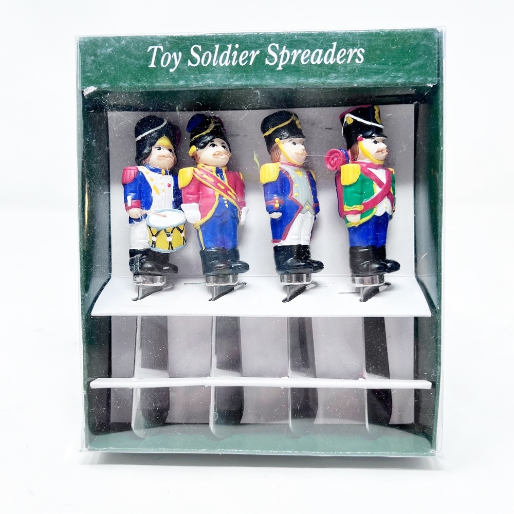 French Toy Soldiers Spreaders Boston Warehouse SKU 2069821 Vintage 1998 RARE